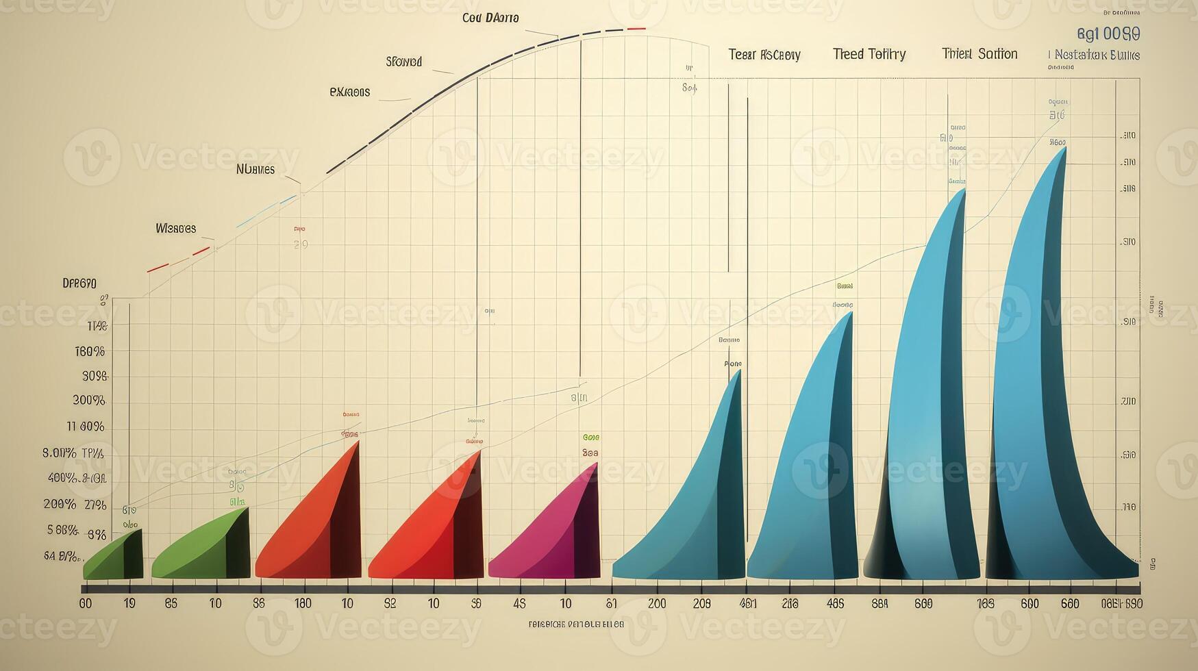 gaussian data curve photo