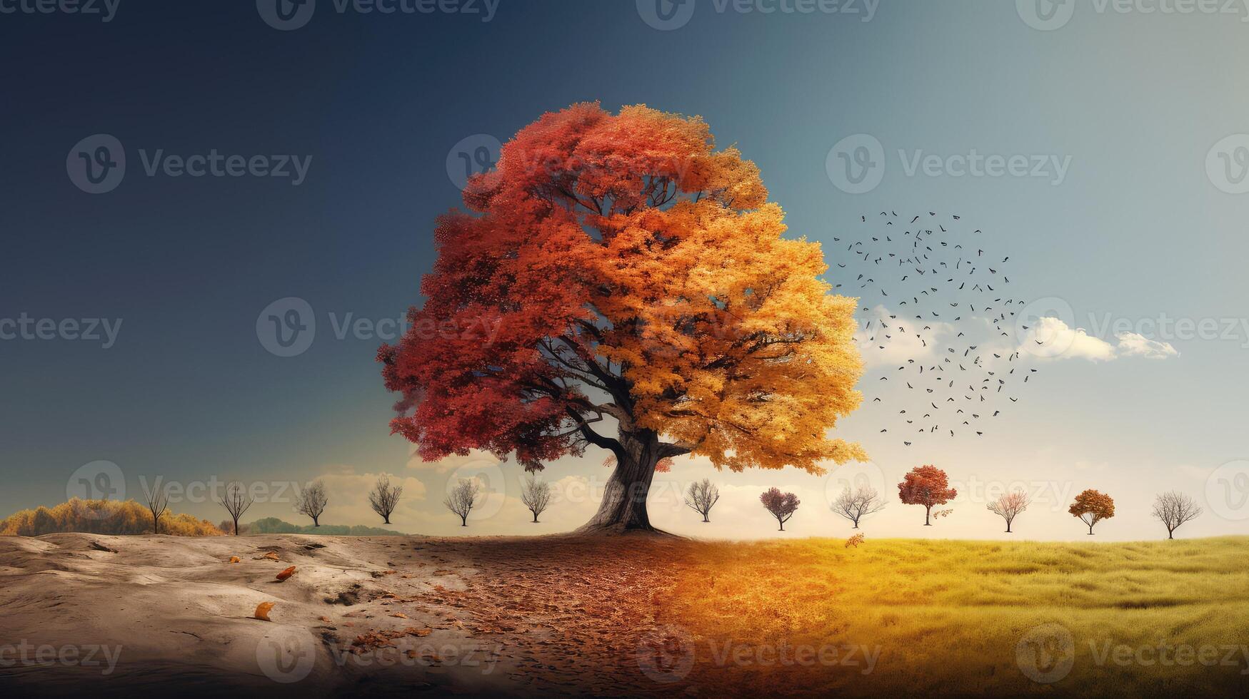 transition tree timeline photo