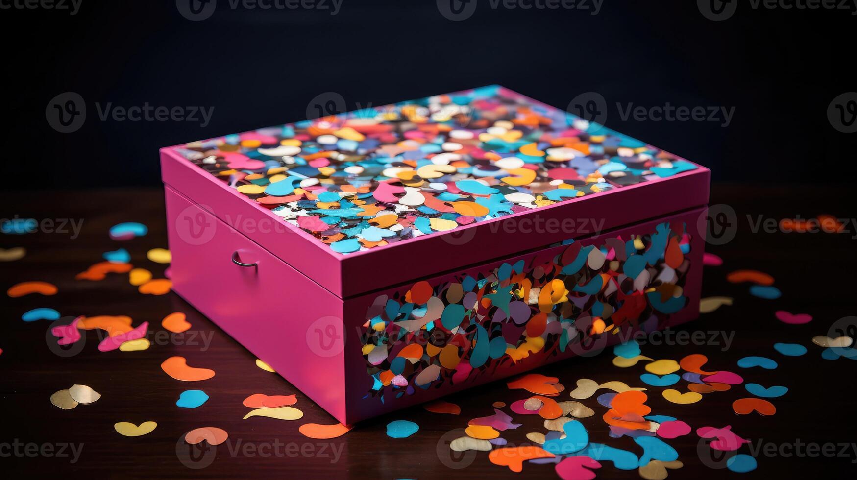 patterns confetti box photo