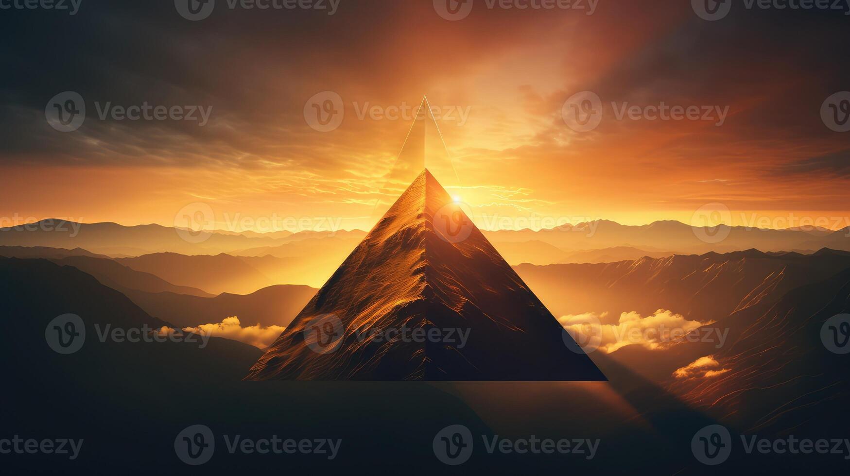 landscape triangle gold photo