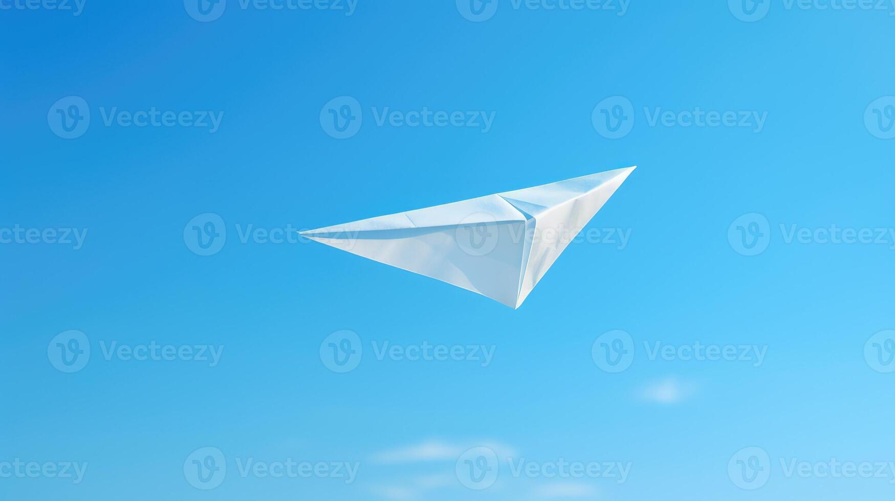 sky white folded paper photo