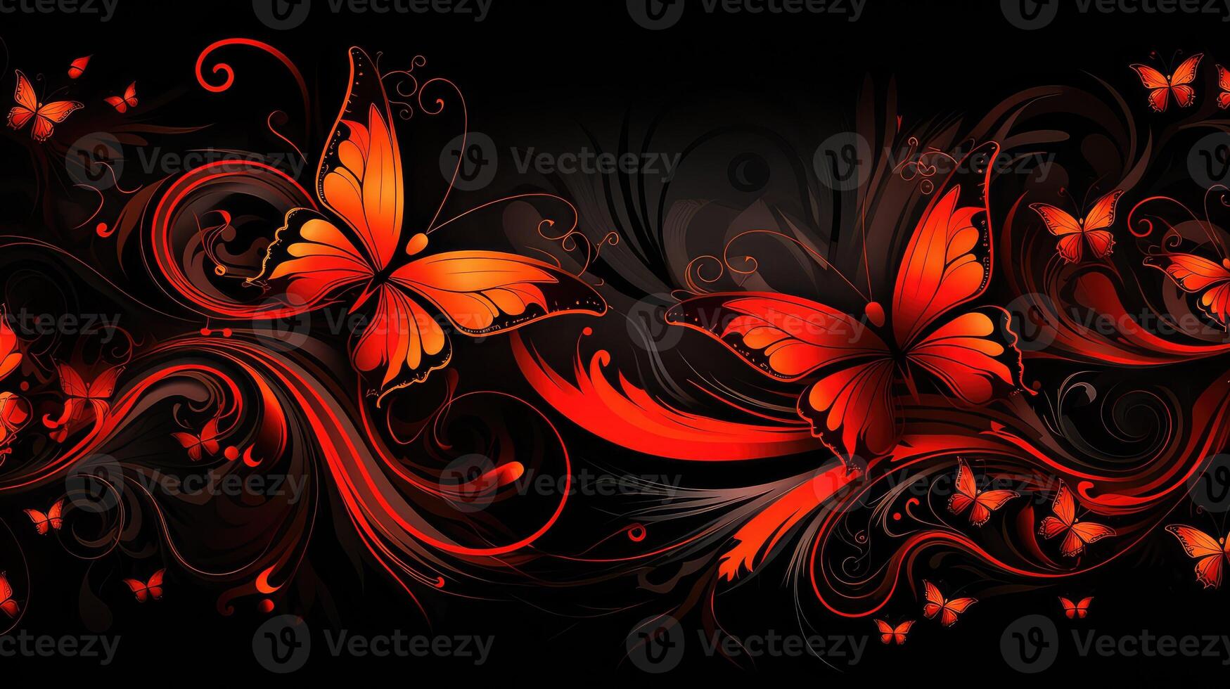 abstract butterfly black photo