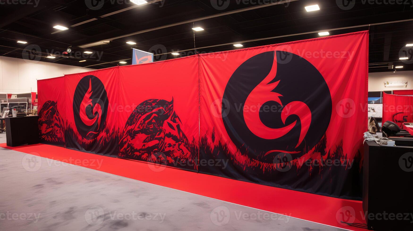 show red banners photo