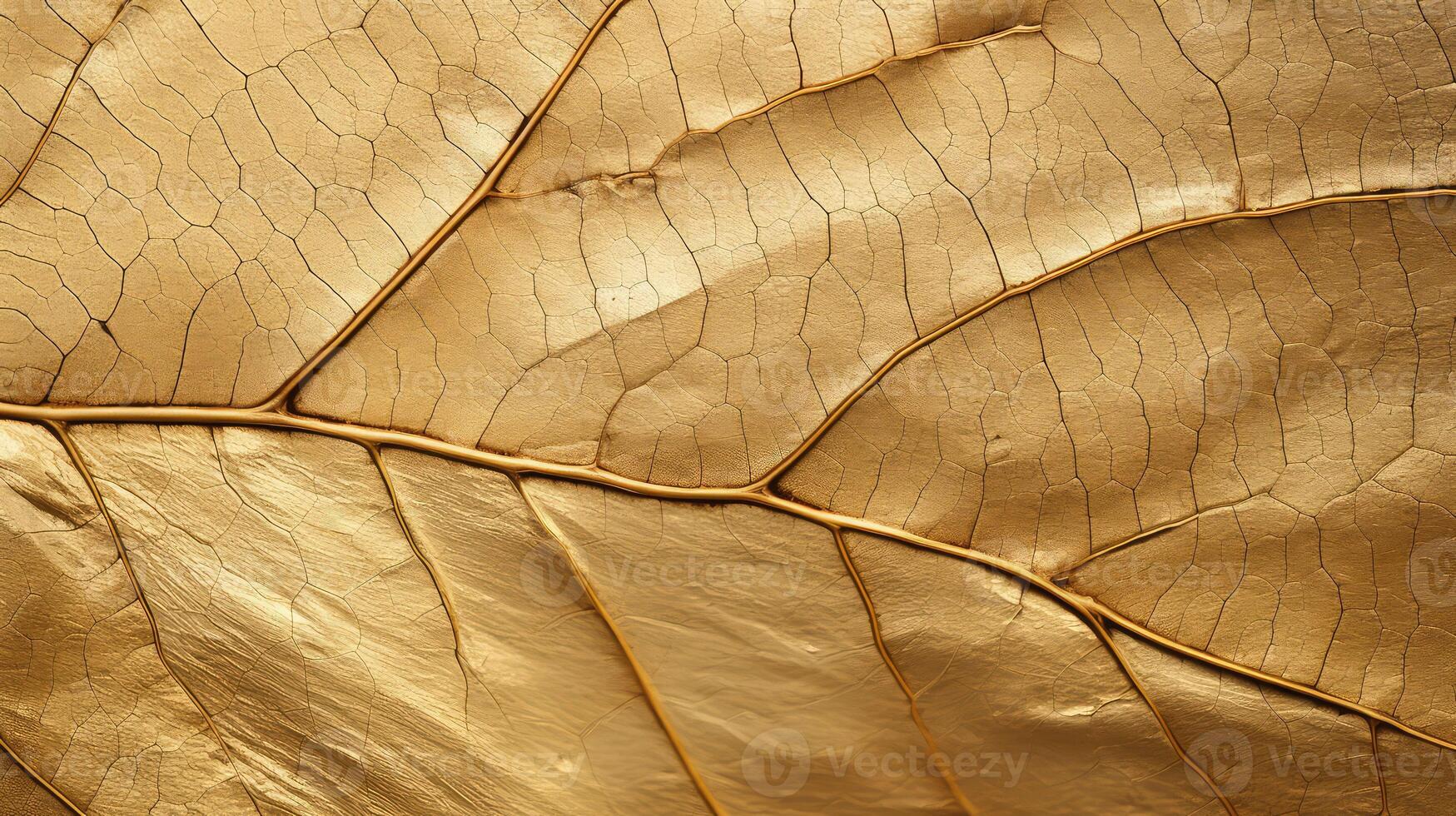 reflective gold leaf texture photo