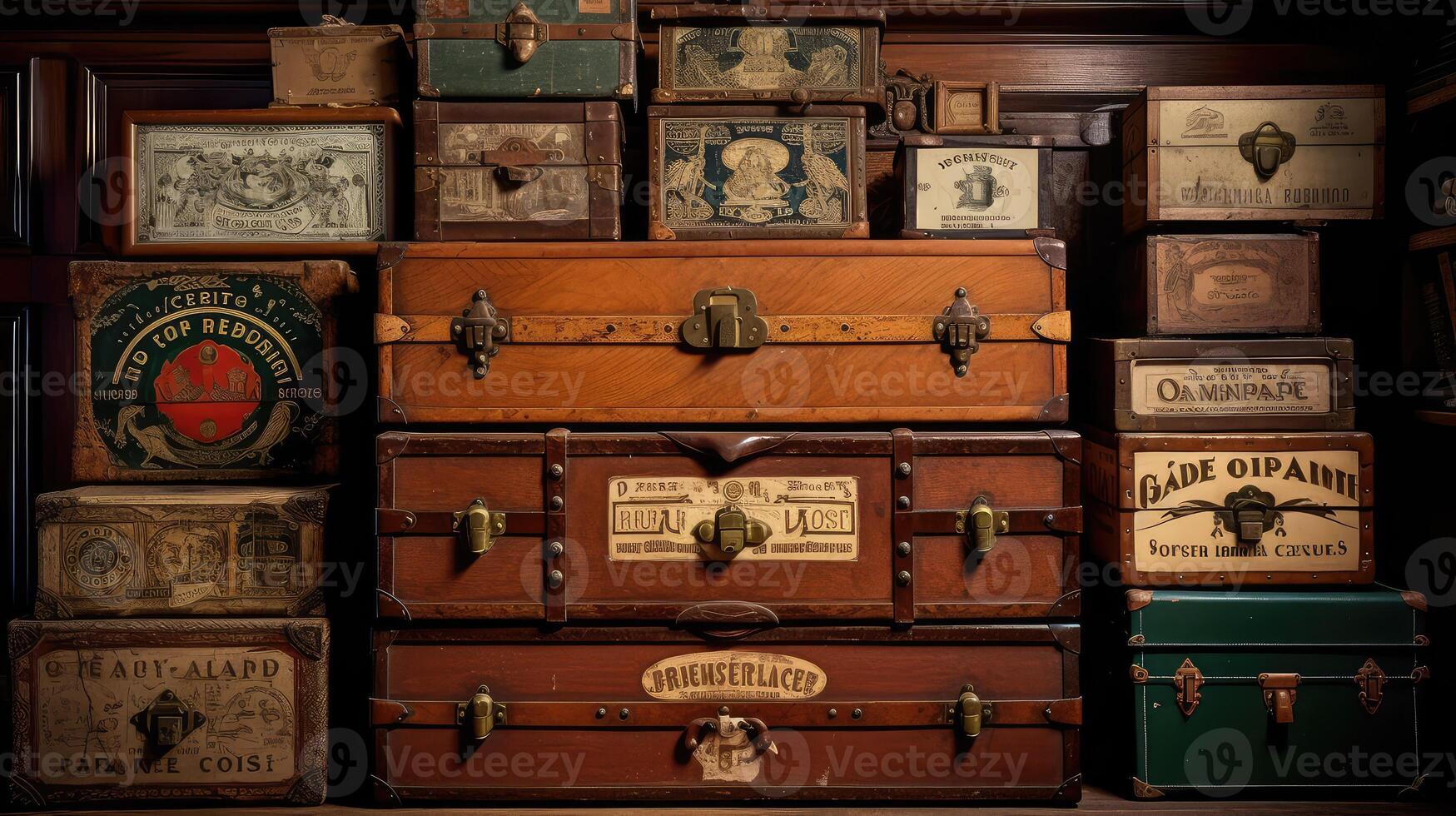 nostalgia old boxes photo