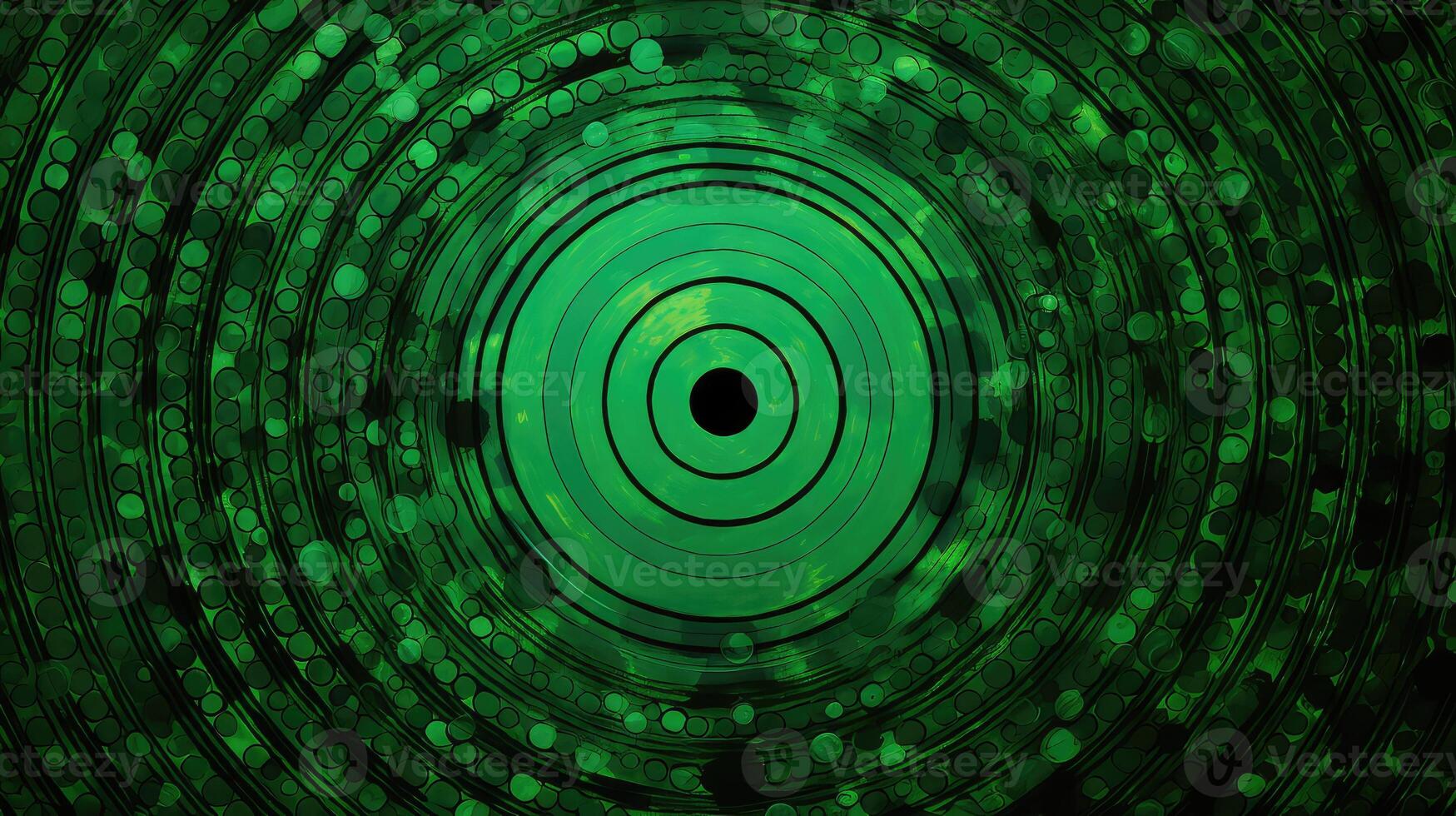 vibrant green background circles photo