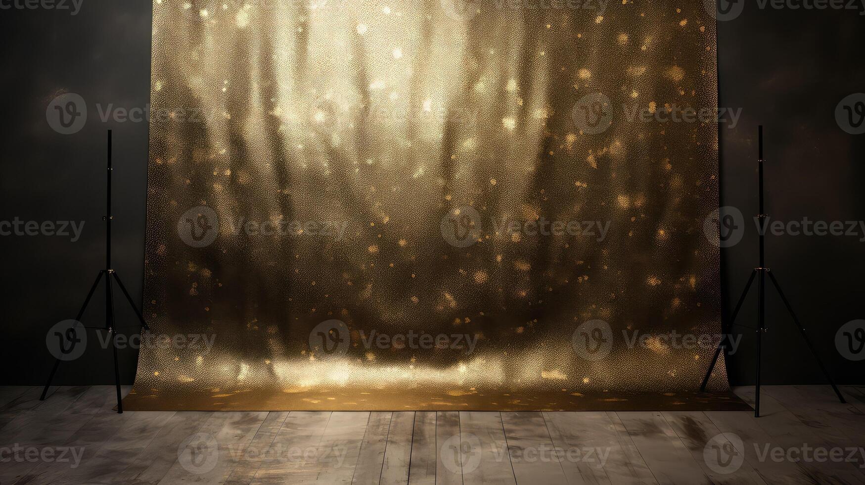gold matte black metal photo