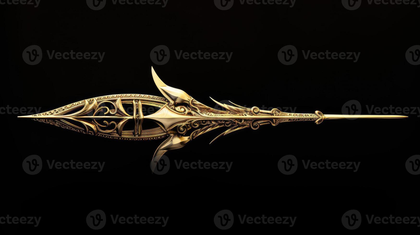 details gold arrow photo