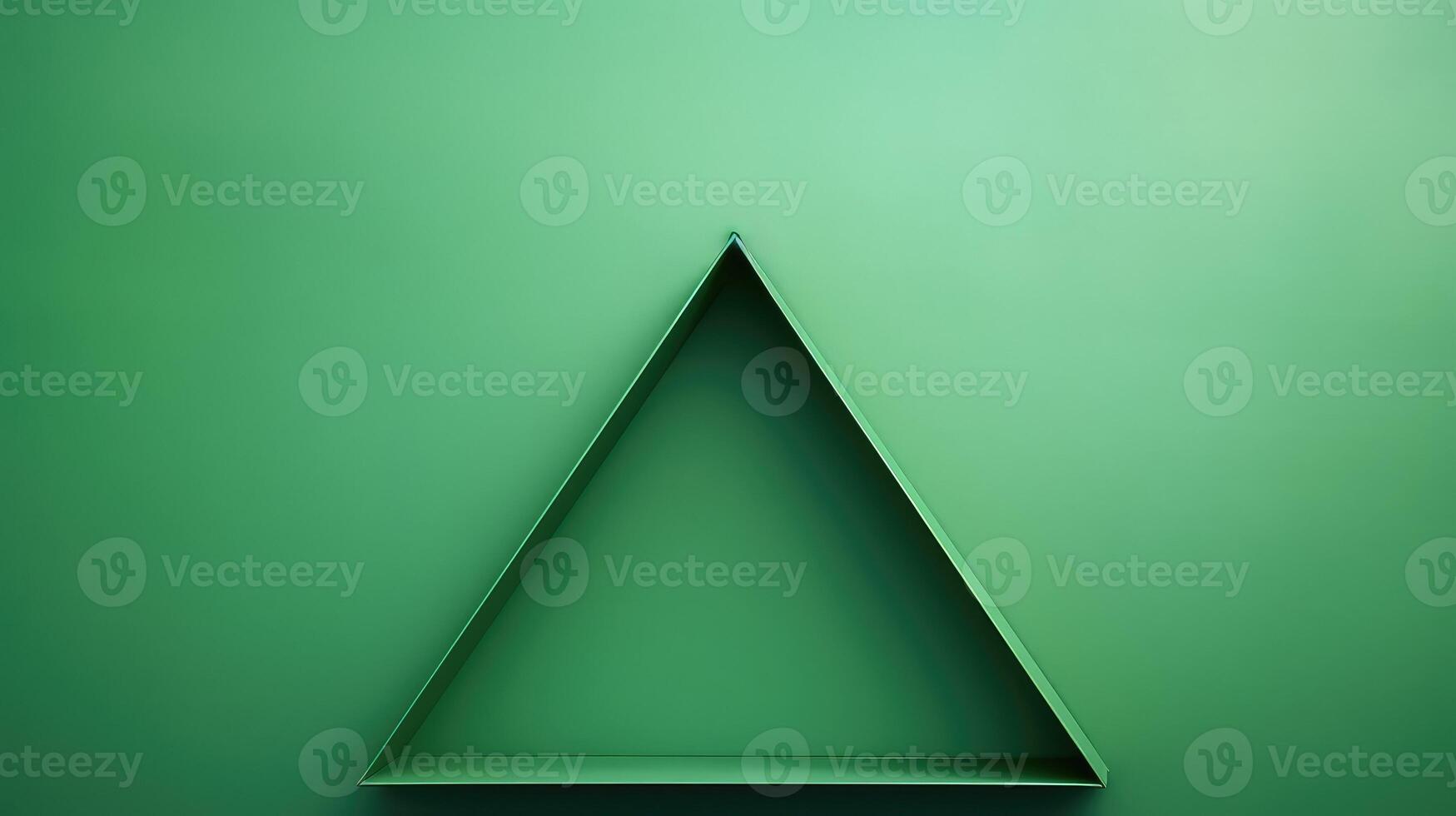 frame green background triangle photo