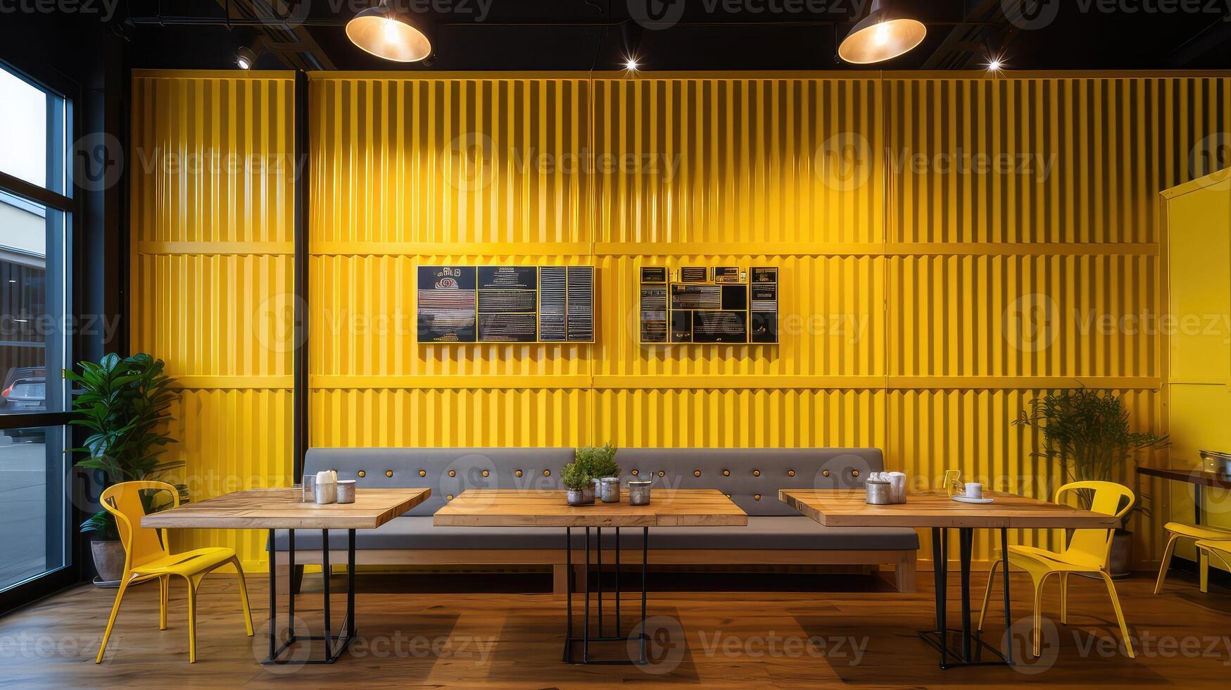 wall corrugated metal horizontal photo