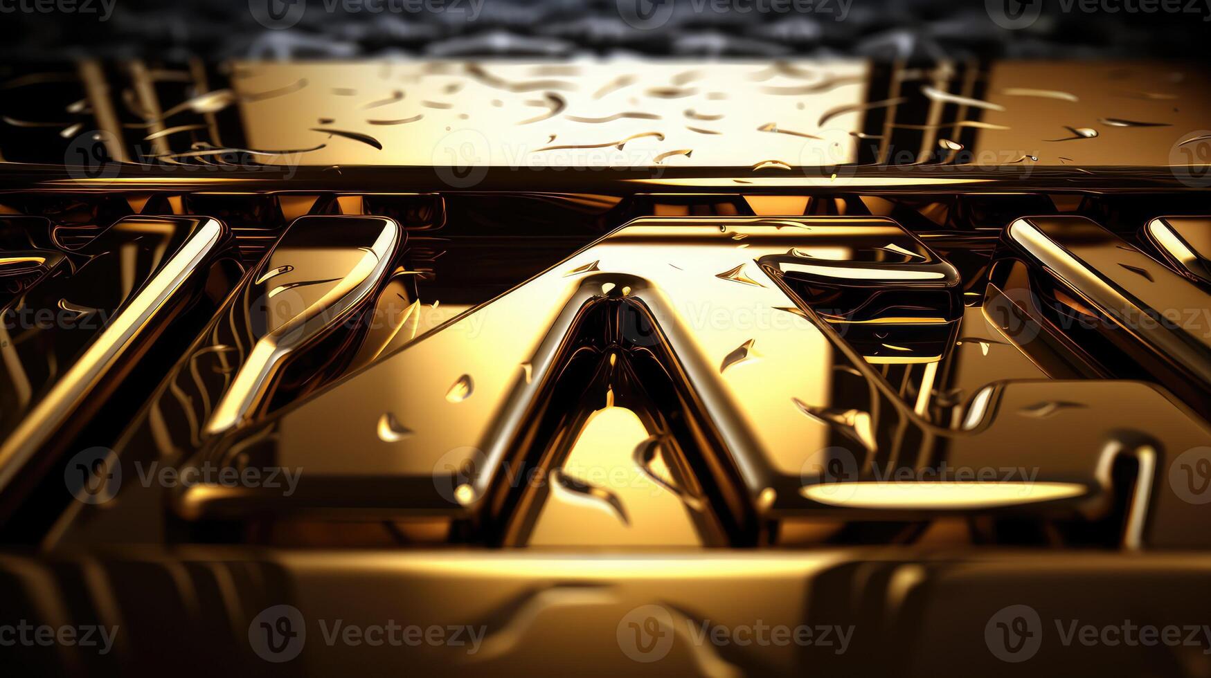 shiny text effect gold photo