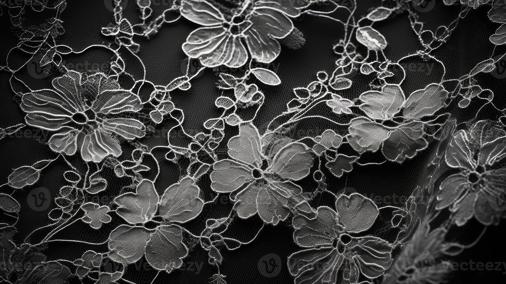 delicate black and white textures photo