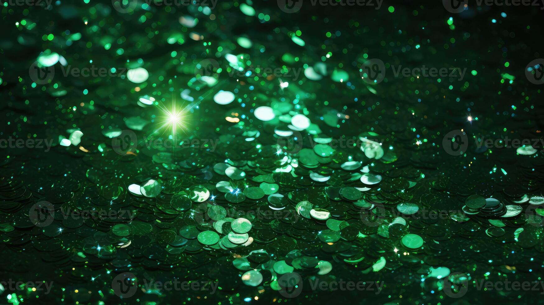 twinkle green sparkle background photo