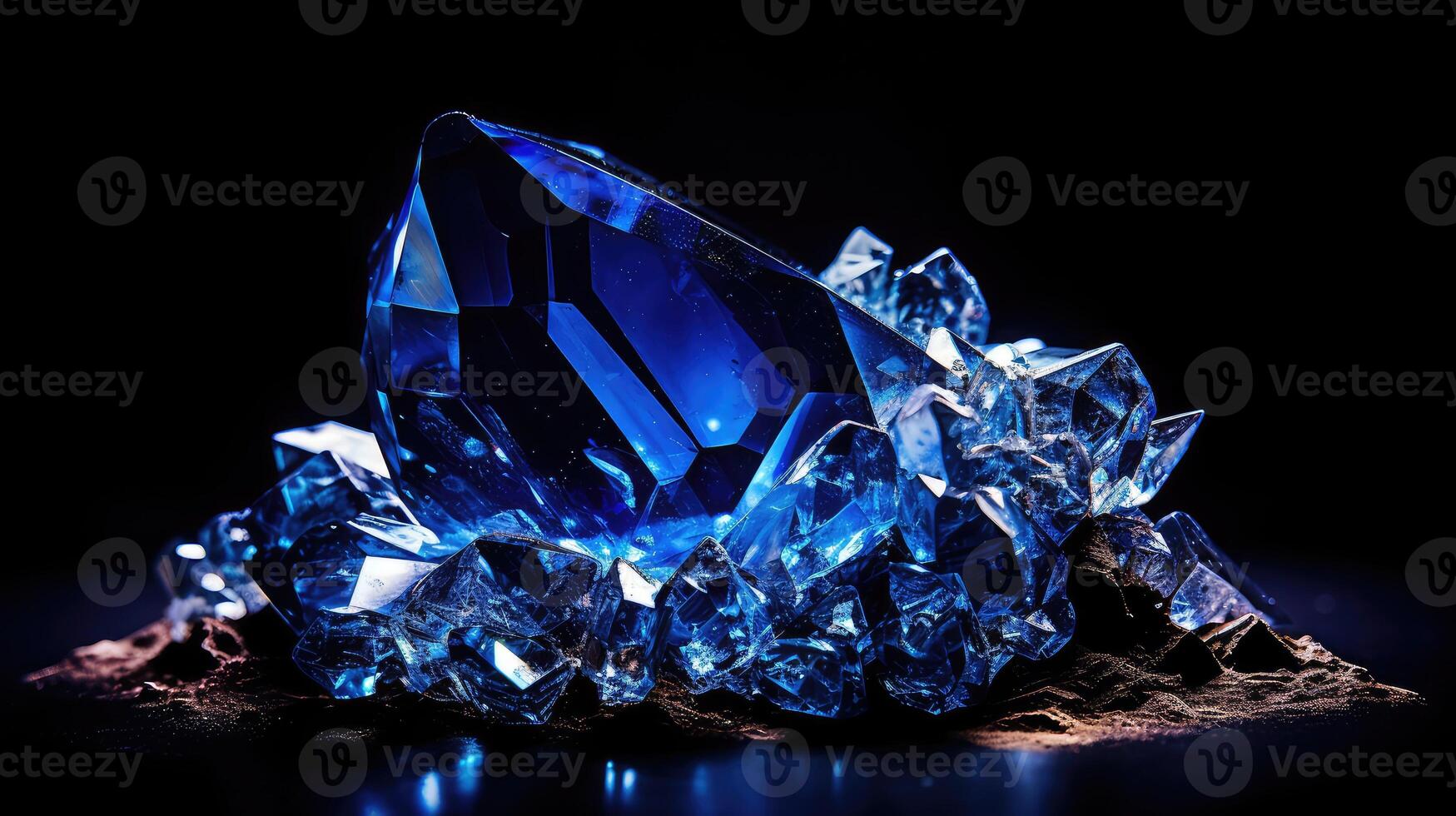 shimmer black background blue photo