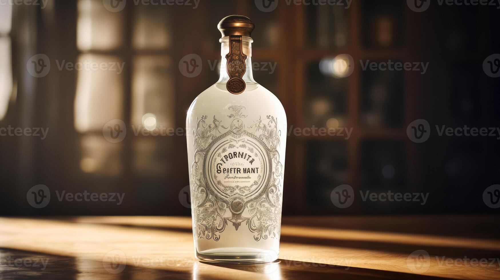 frosted bottle design photo