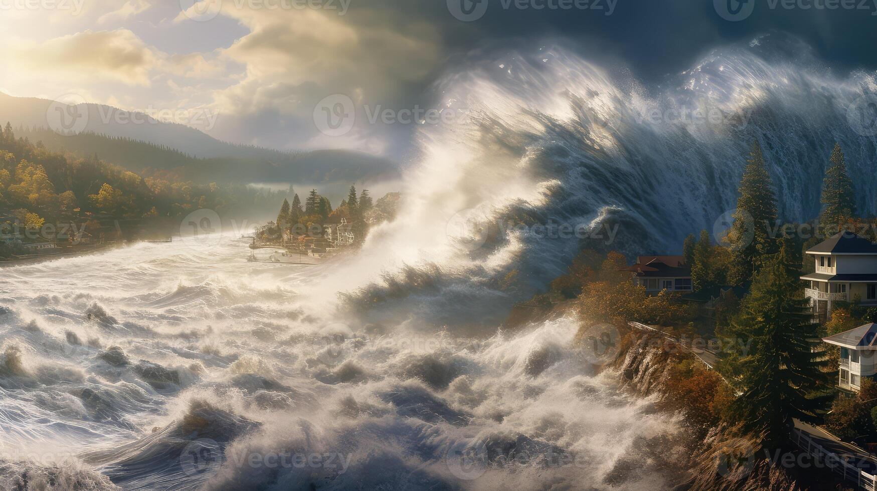 disaster tsunami water photo