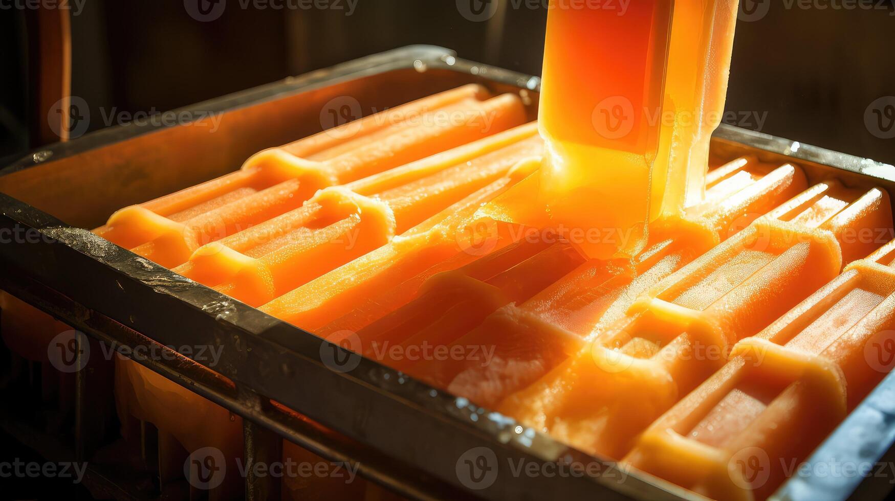 popsicle orange popsicles photo