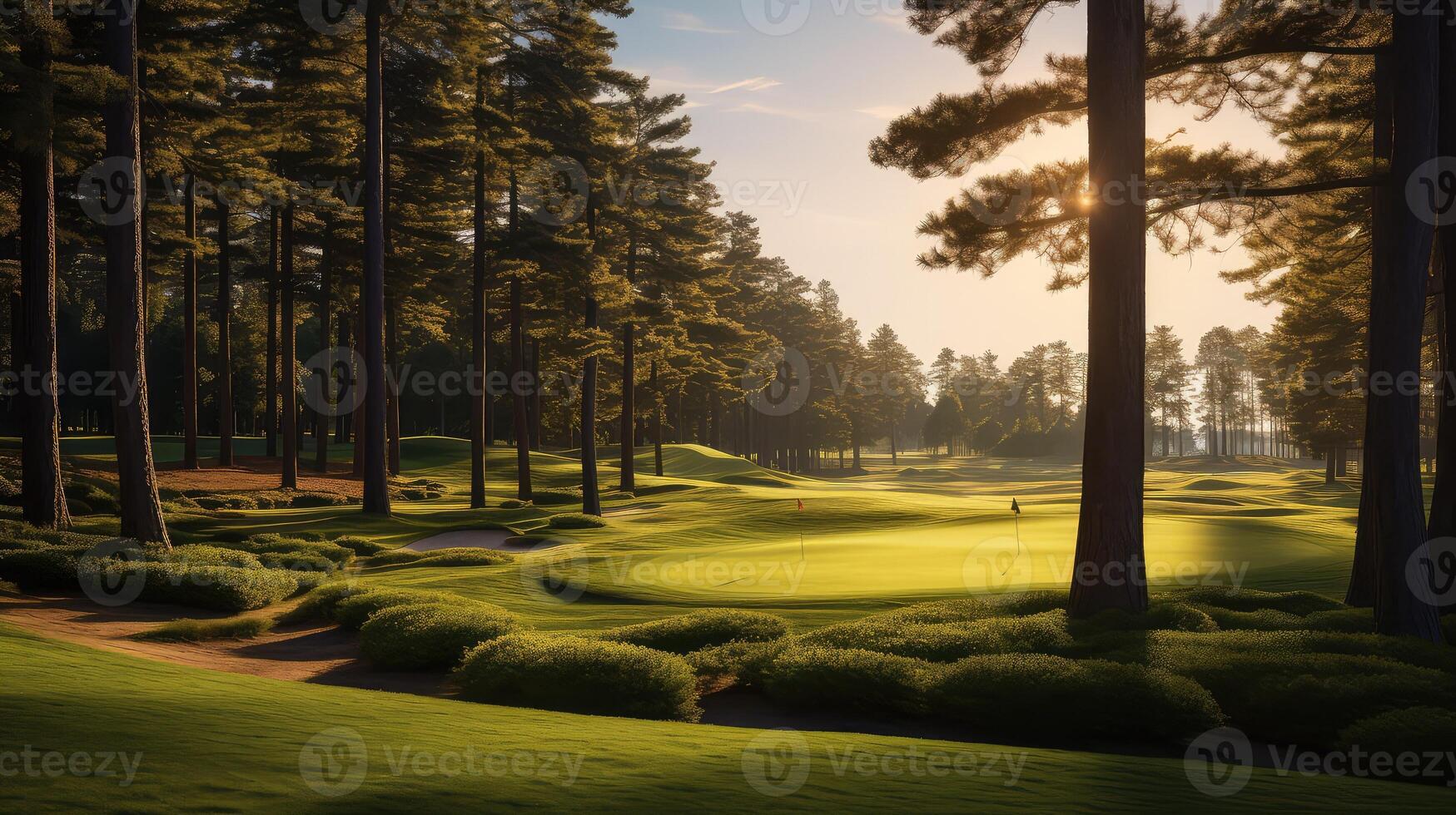 fairway golf tee box photo