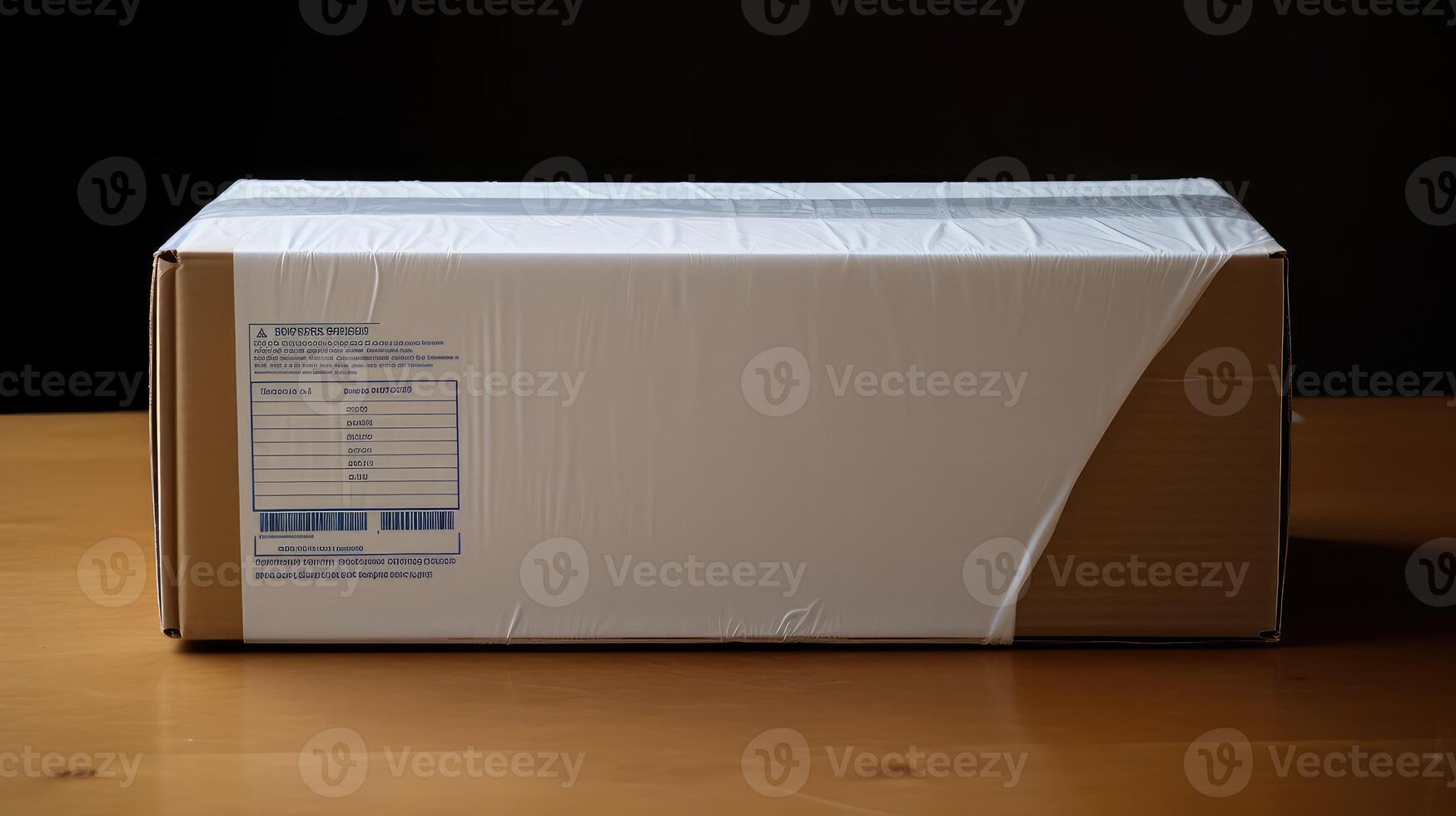 delivery white shipping box photo