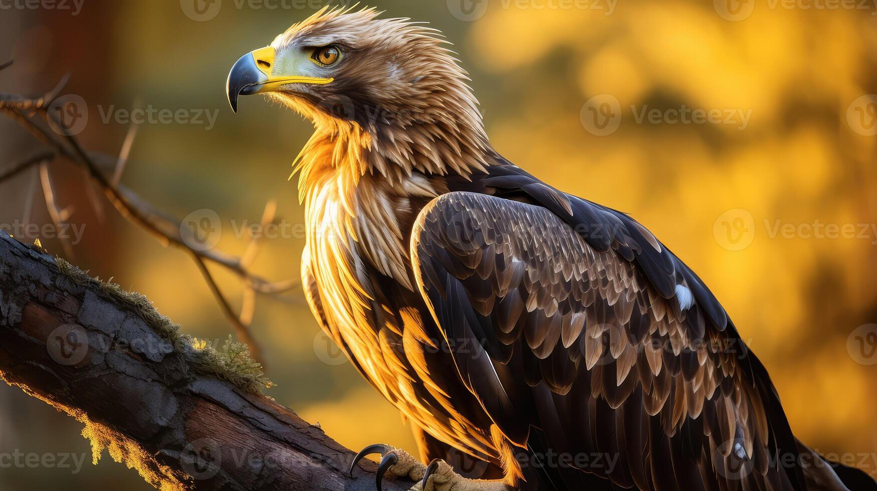 beak gold eagle photo