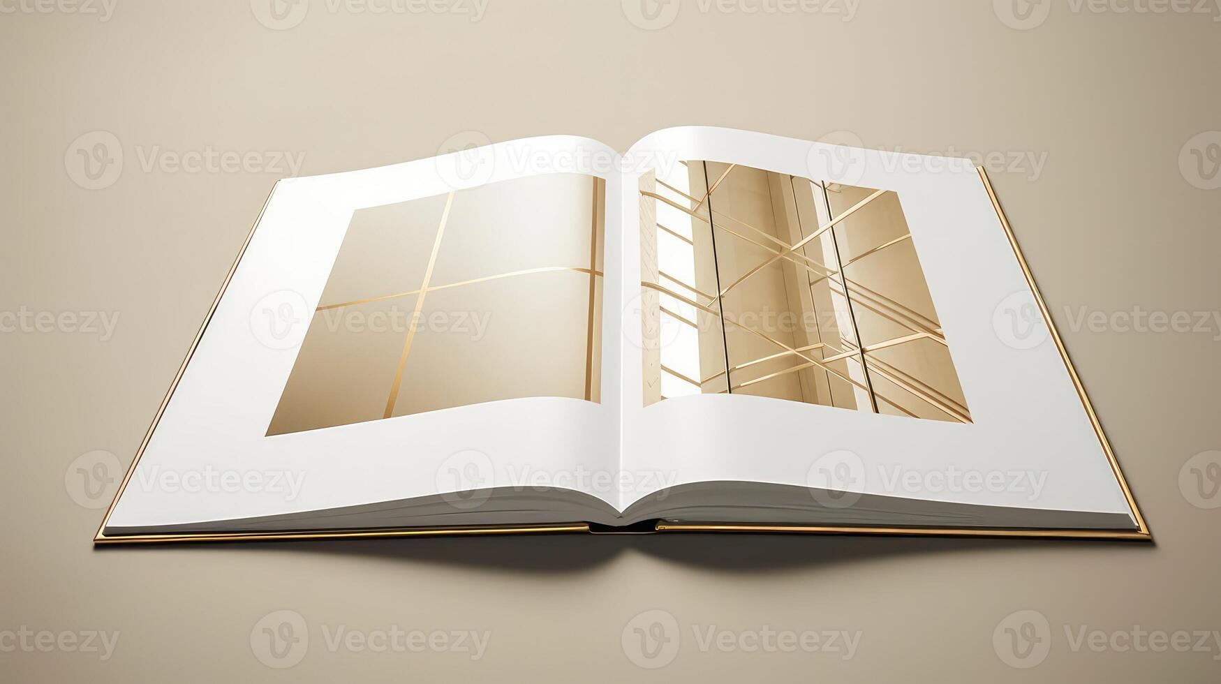 design brochure gold photo