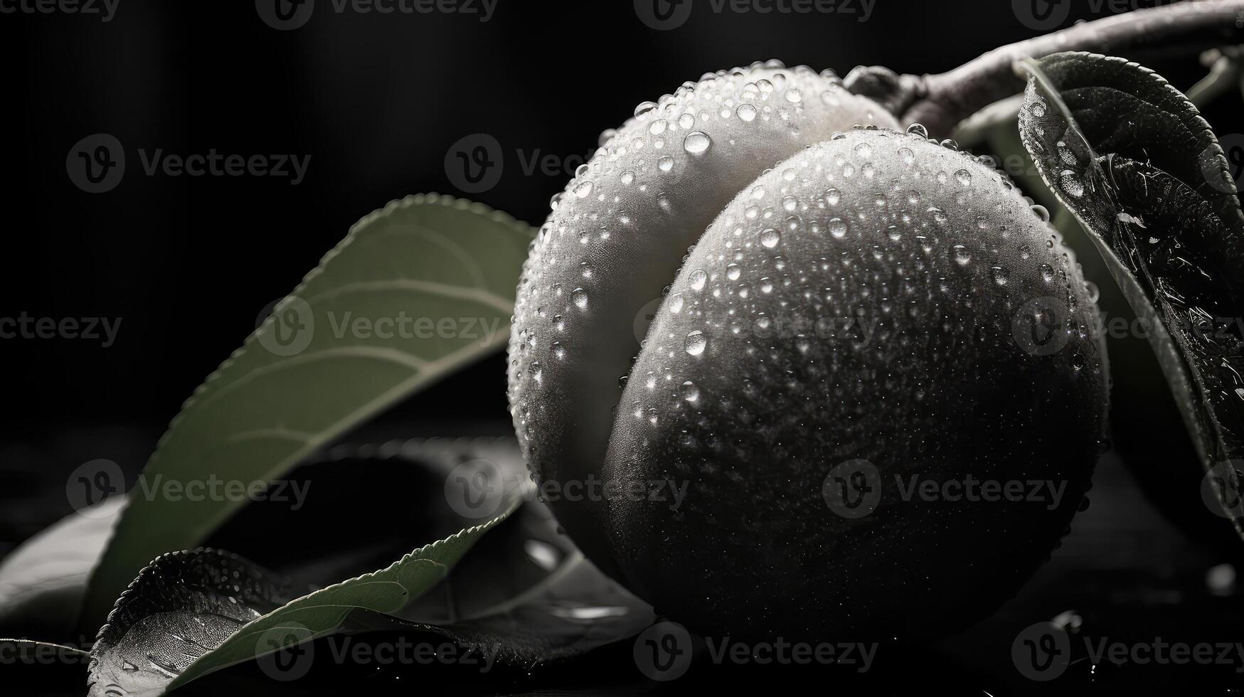 vibrant peach black and white photo