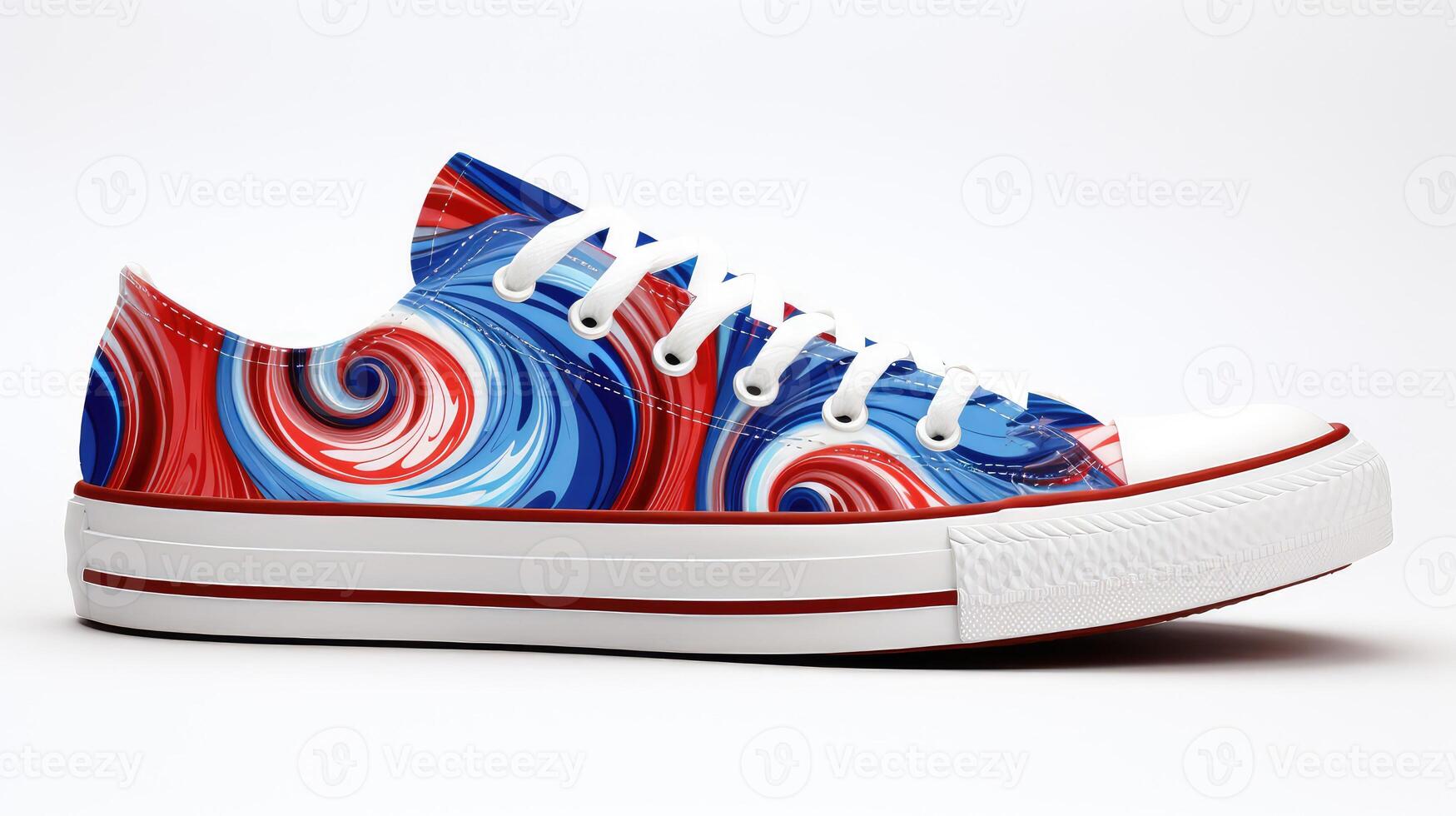colors red and blue swirl photo