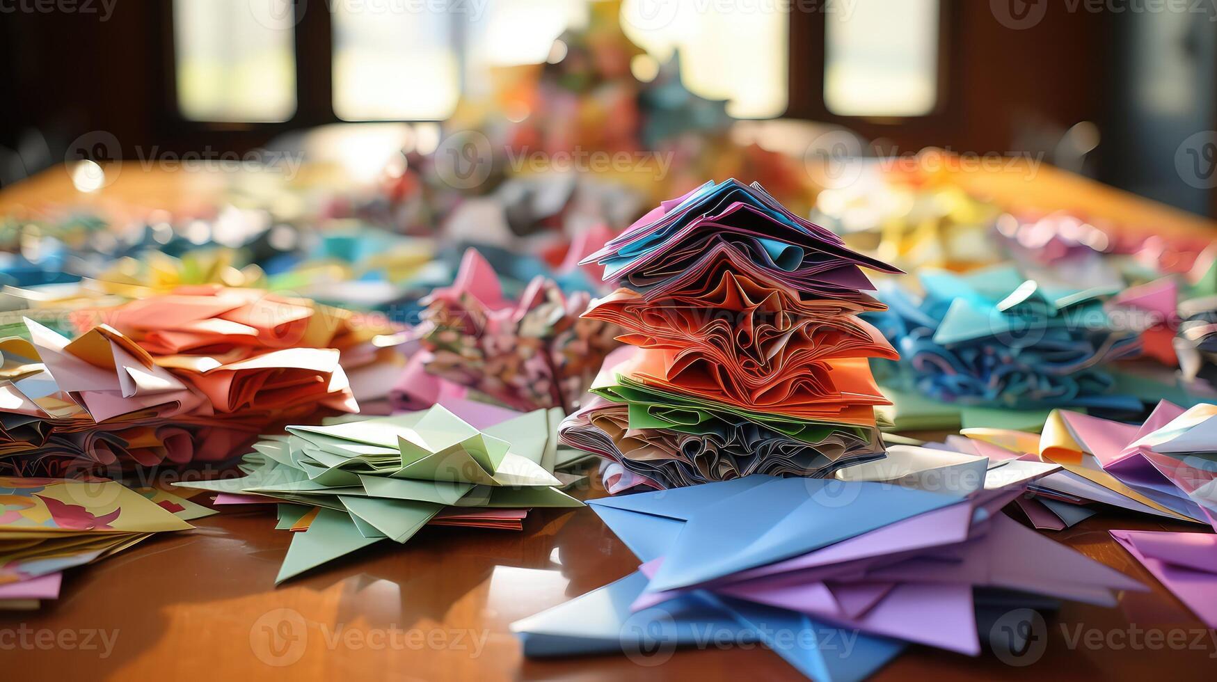 tble papers on a table photo