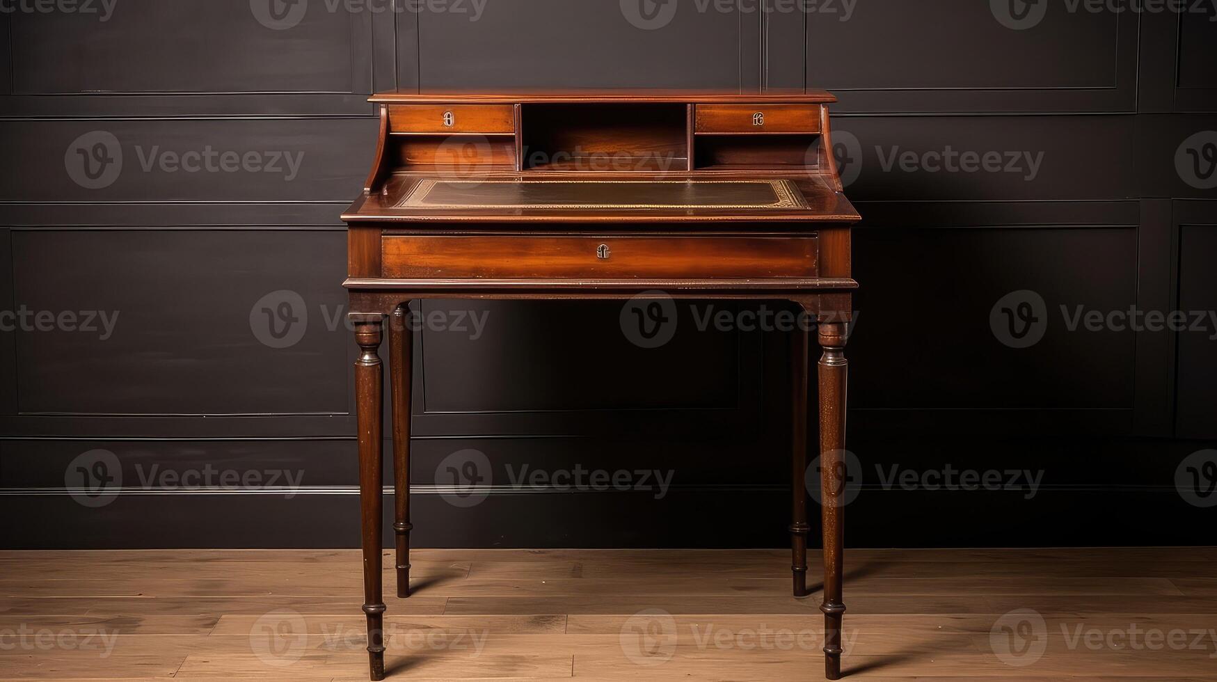 fold antique writing desk photo