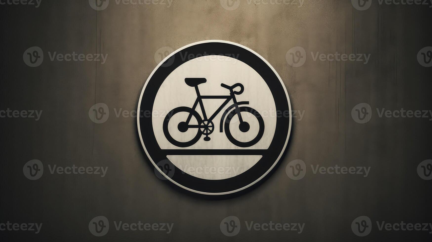 bike road sign graphic photo