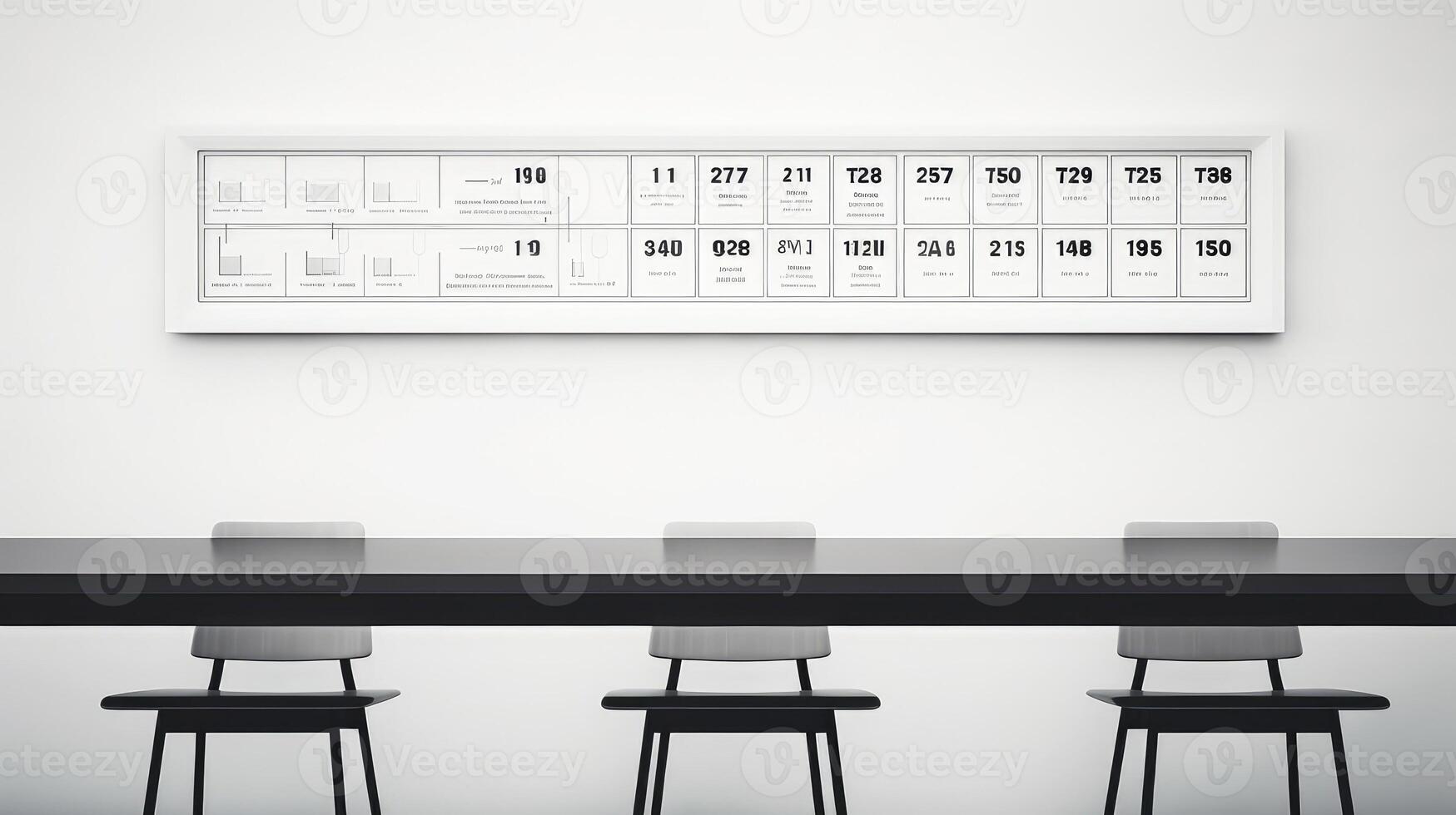 simple periodic table template photo
