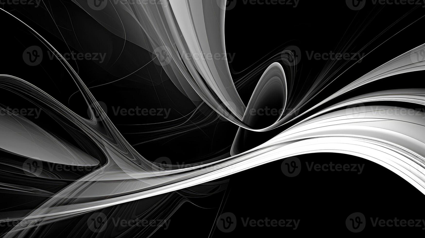 lines abstract art black and white photo
