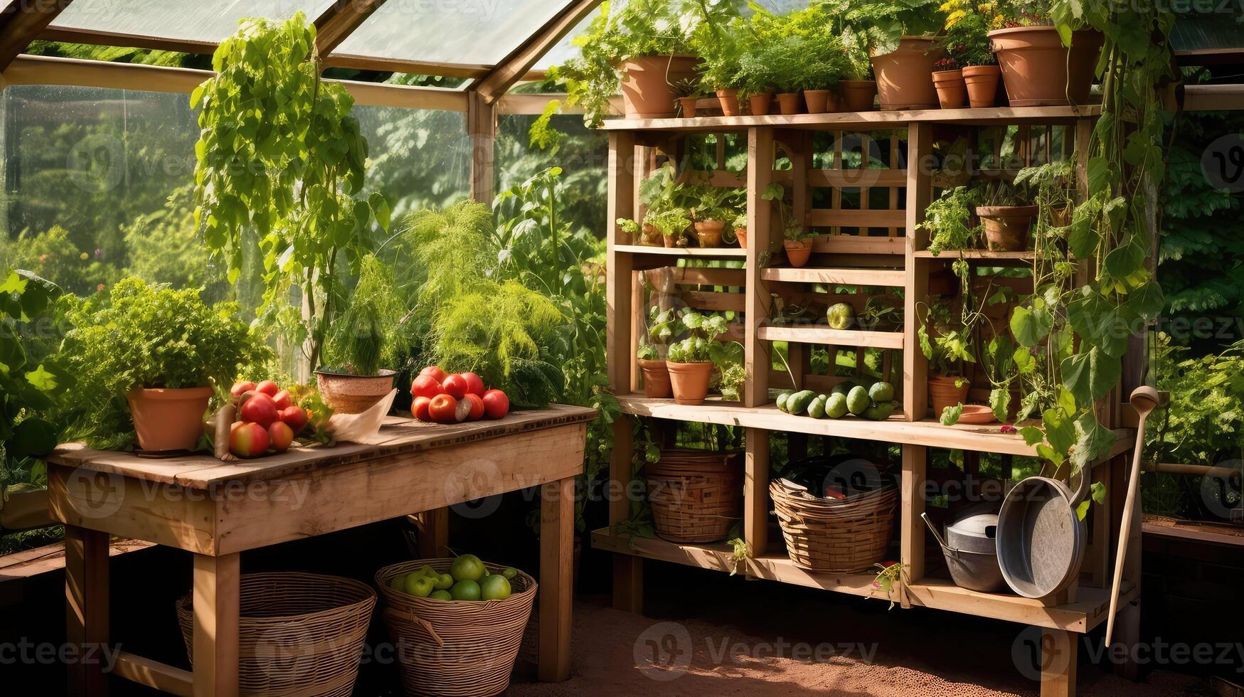 crates kitchen garden photo