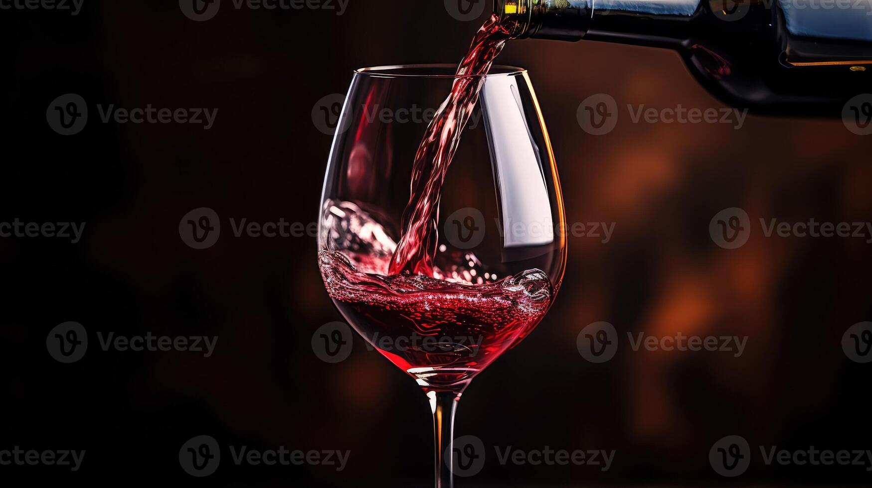 hand red wine pour photo
