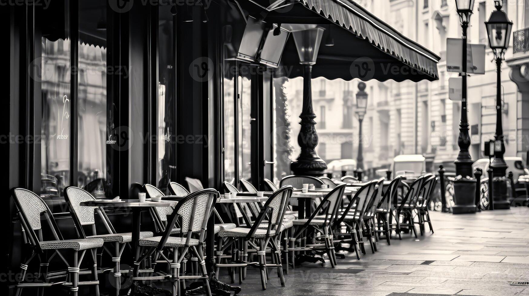 monochrome black and white paris photo