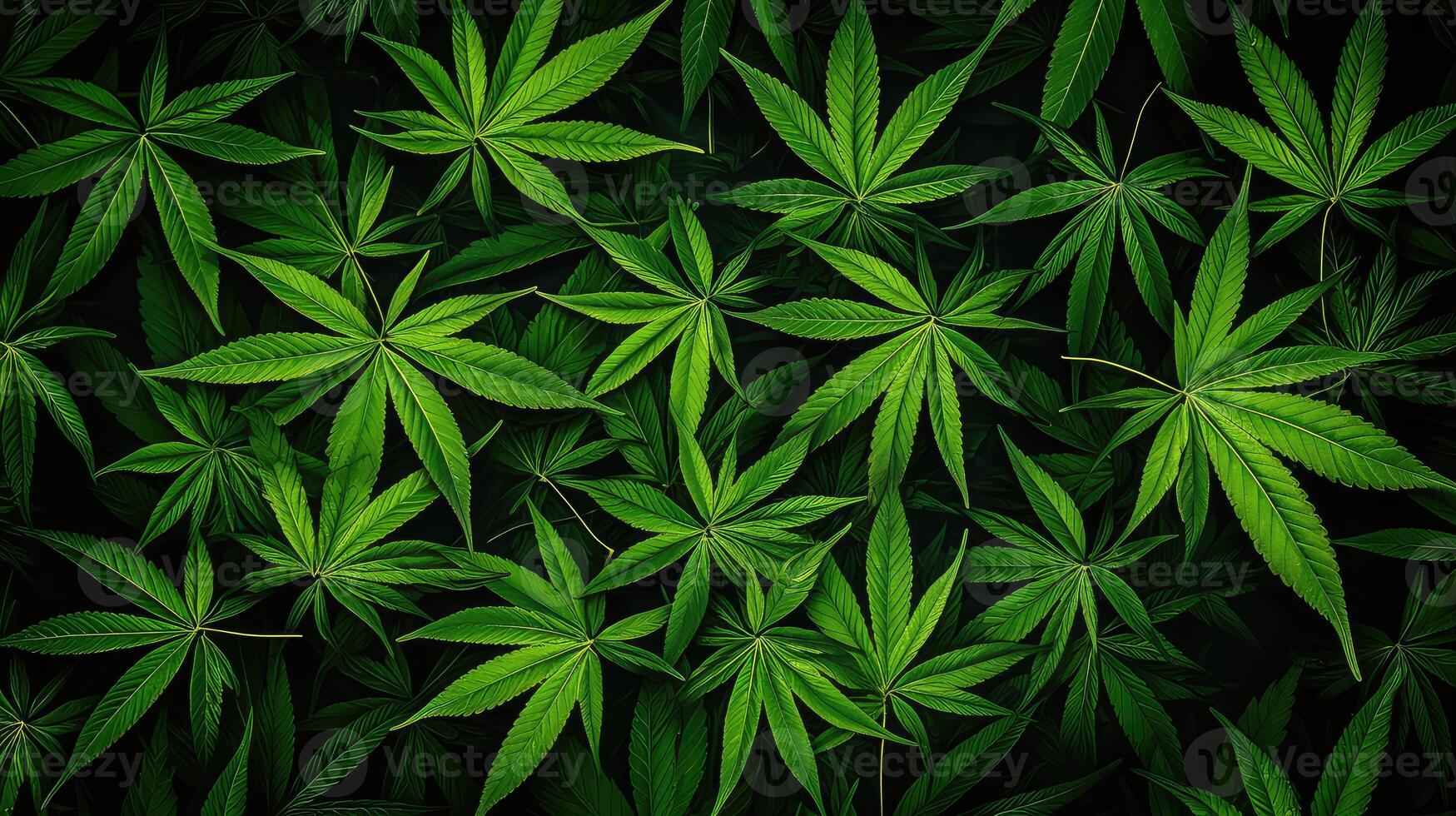 appealing marijuana leaf pattern photo