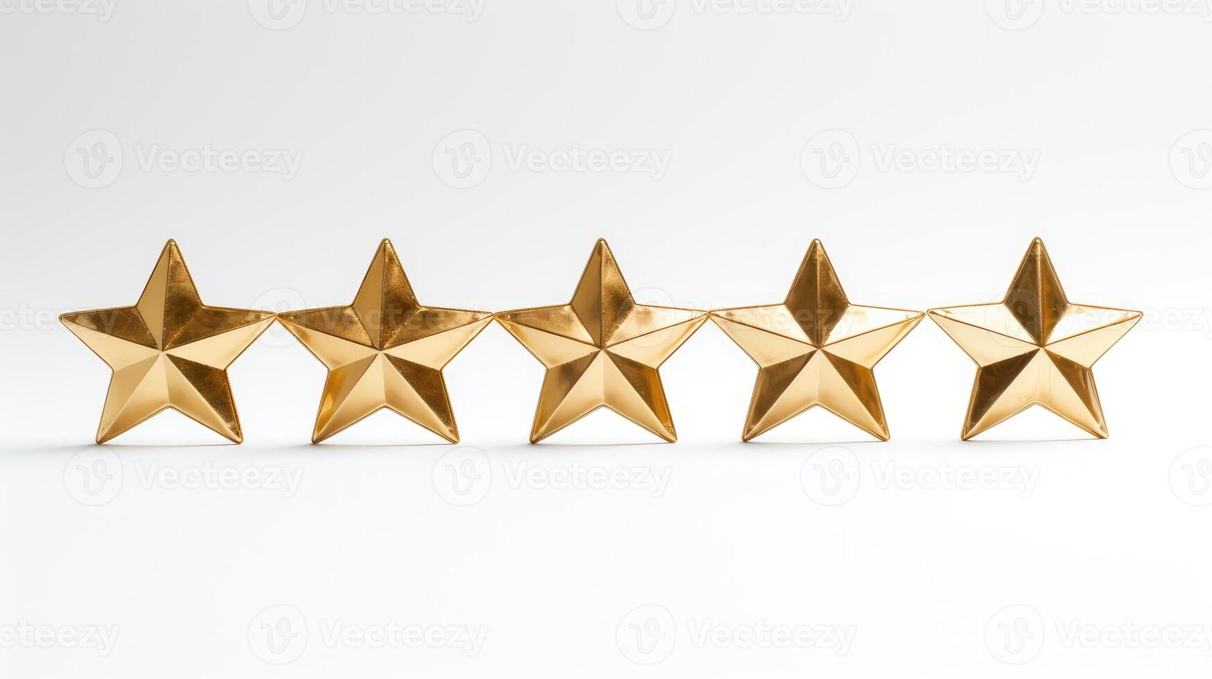 circular five gold stars photo