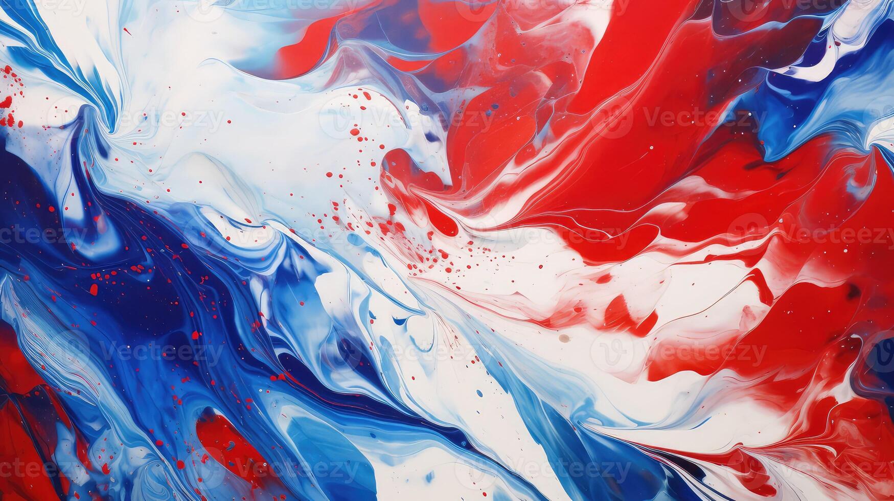close red white blue abstract photo