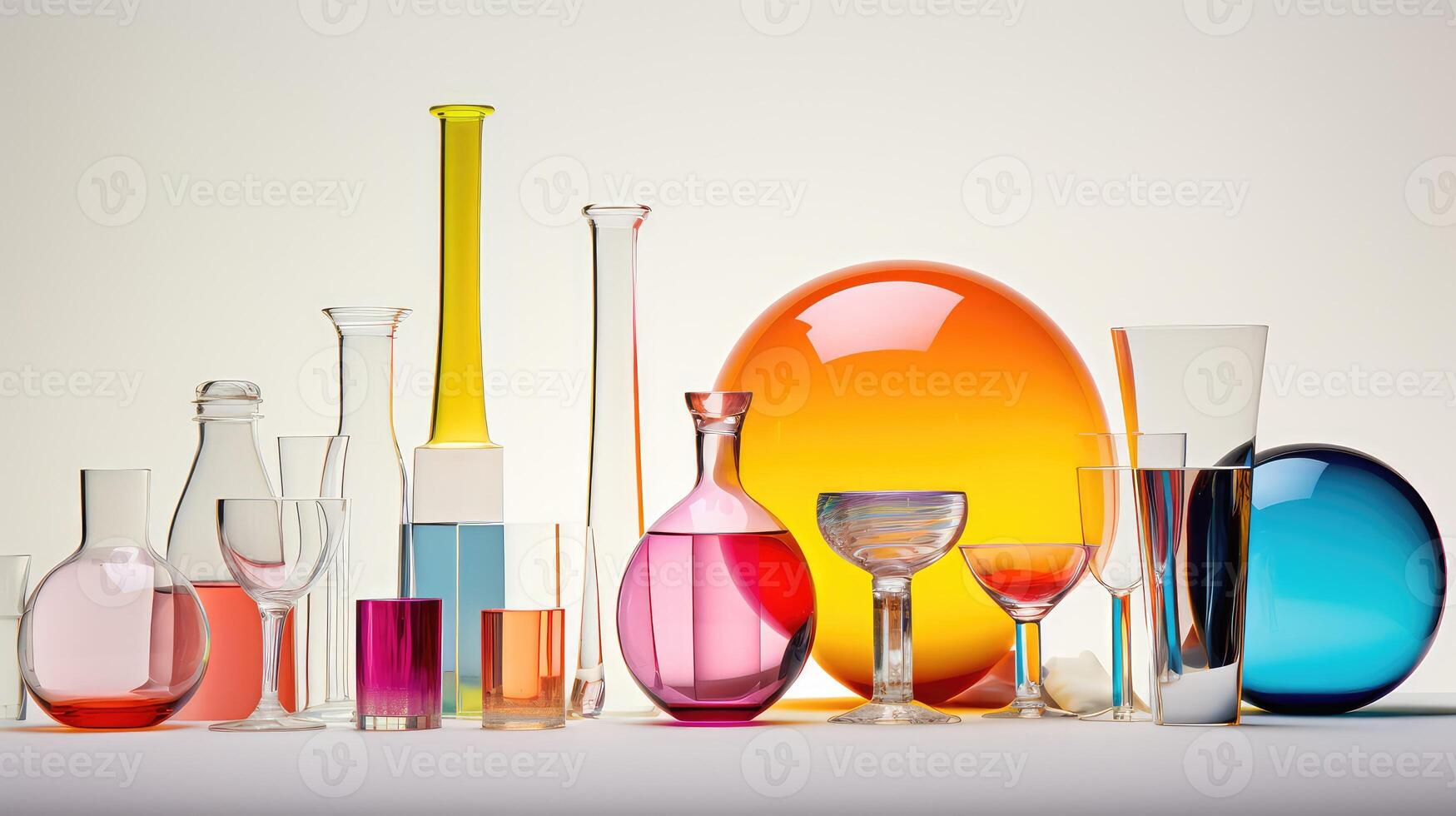 photo white glass background