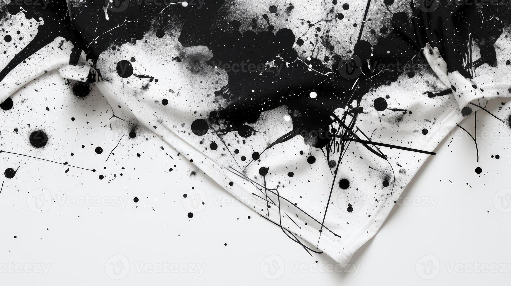 abstract black and white splatter photo