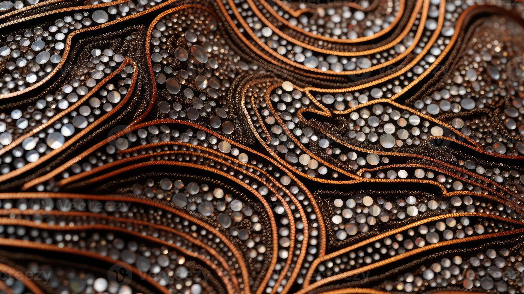 elegance beaded texture photo