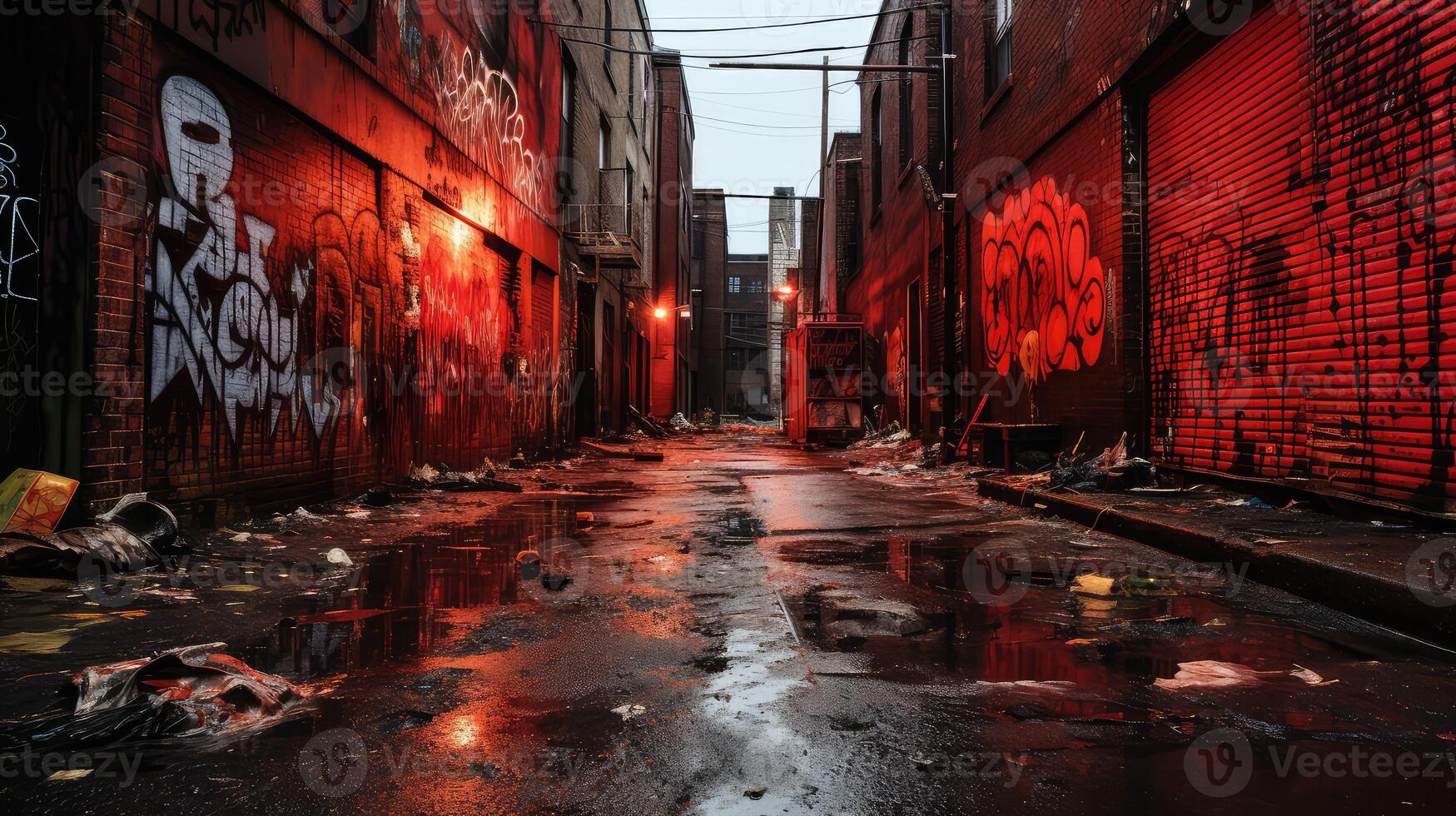 urban red grunge photo