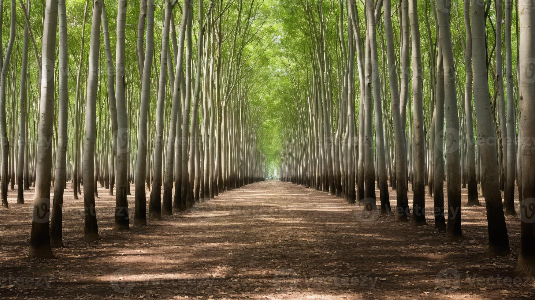 hevea rubber trees photo