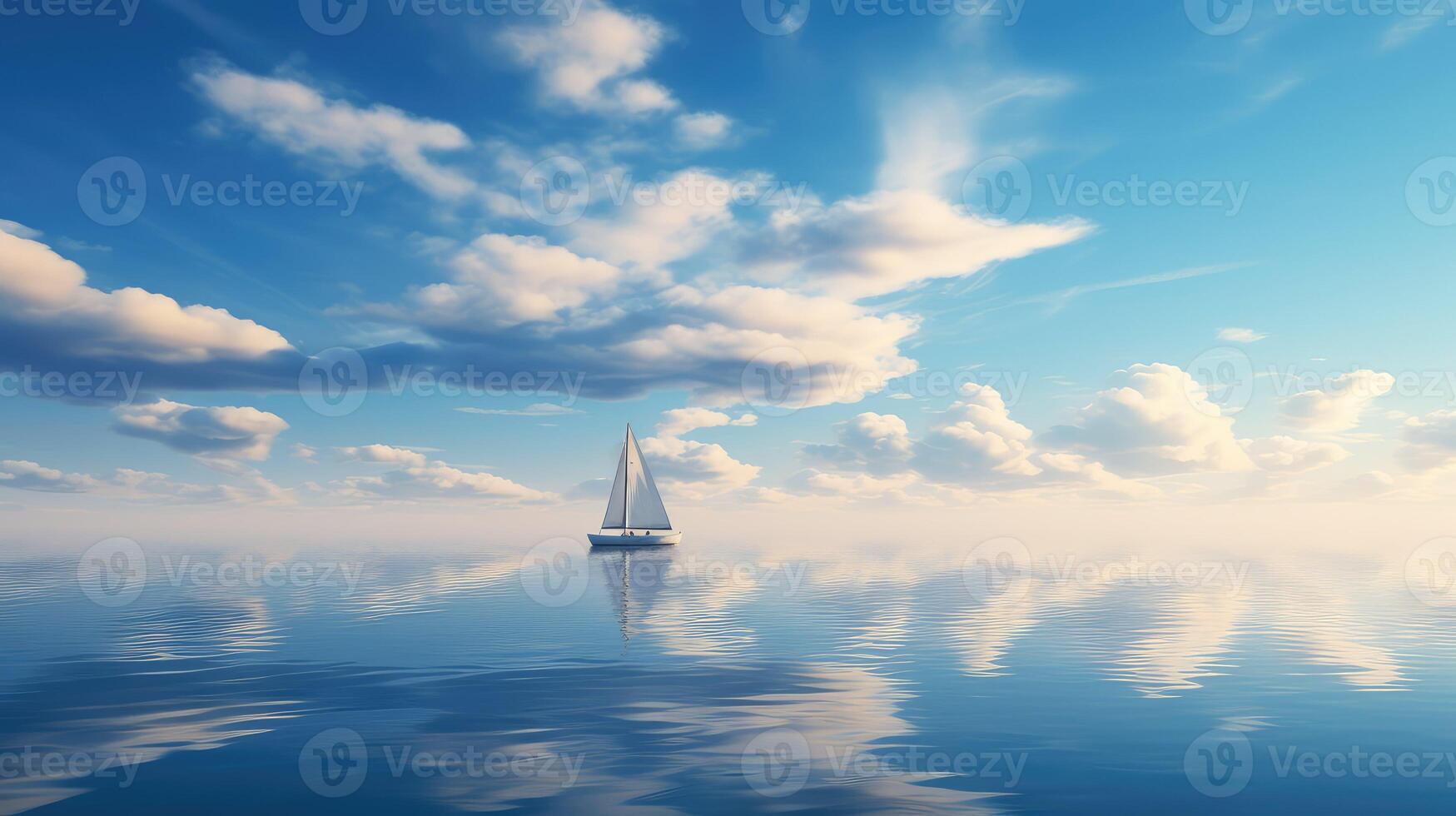 reflection blue space photo