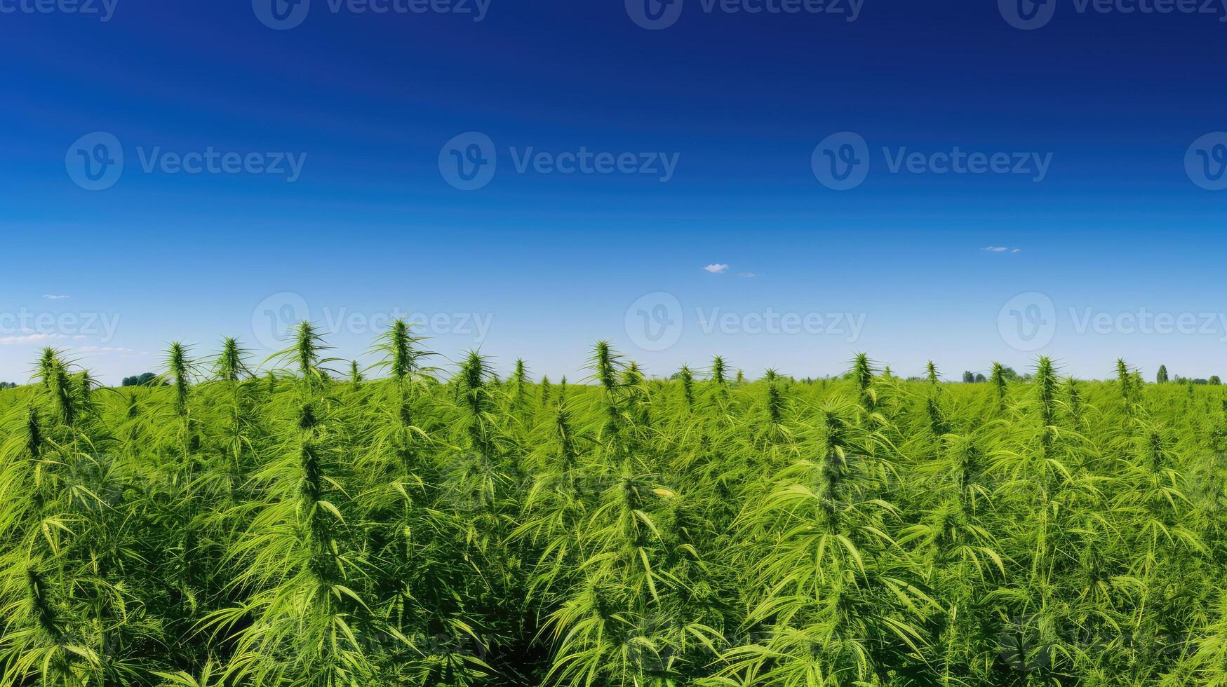 photo hemp plant isolated