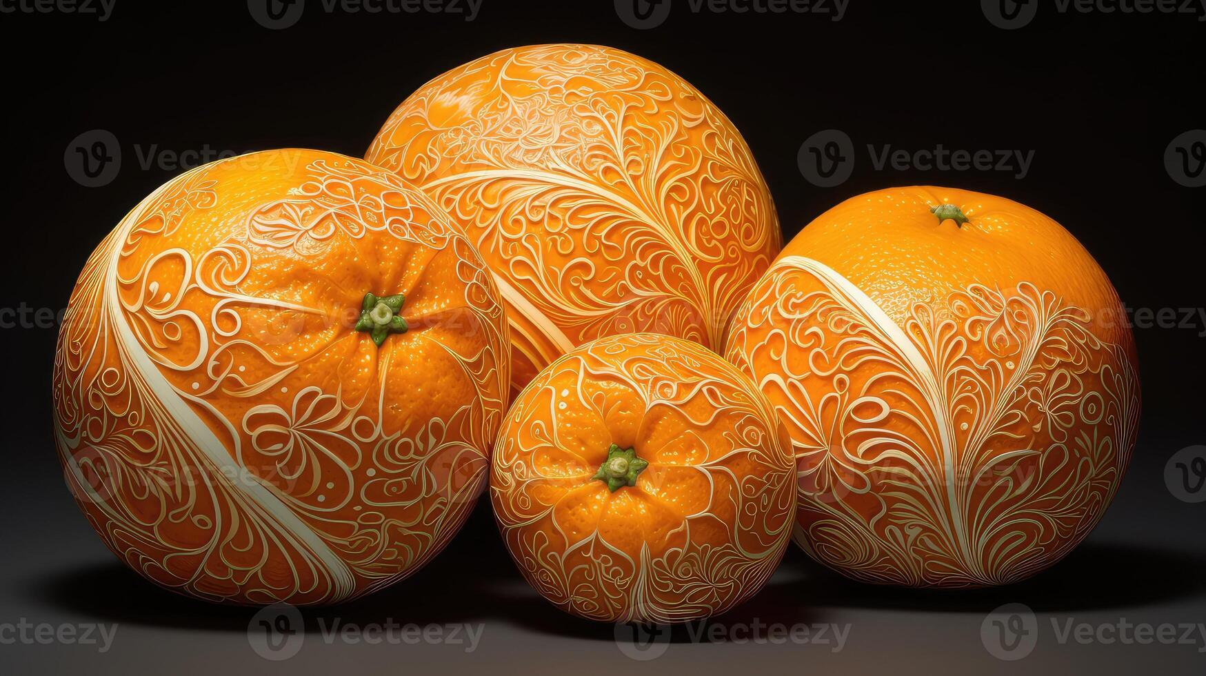 designs mandarin orange art photo