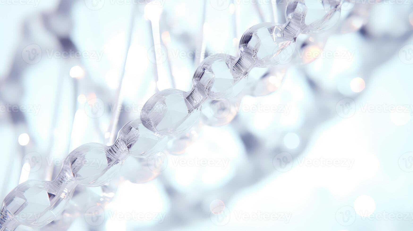 chromosome dna on white photo