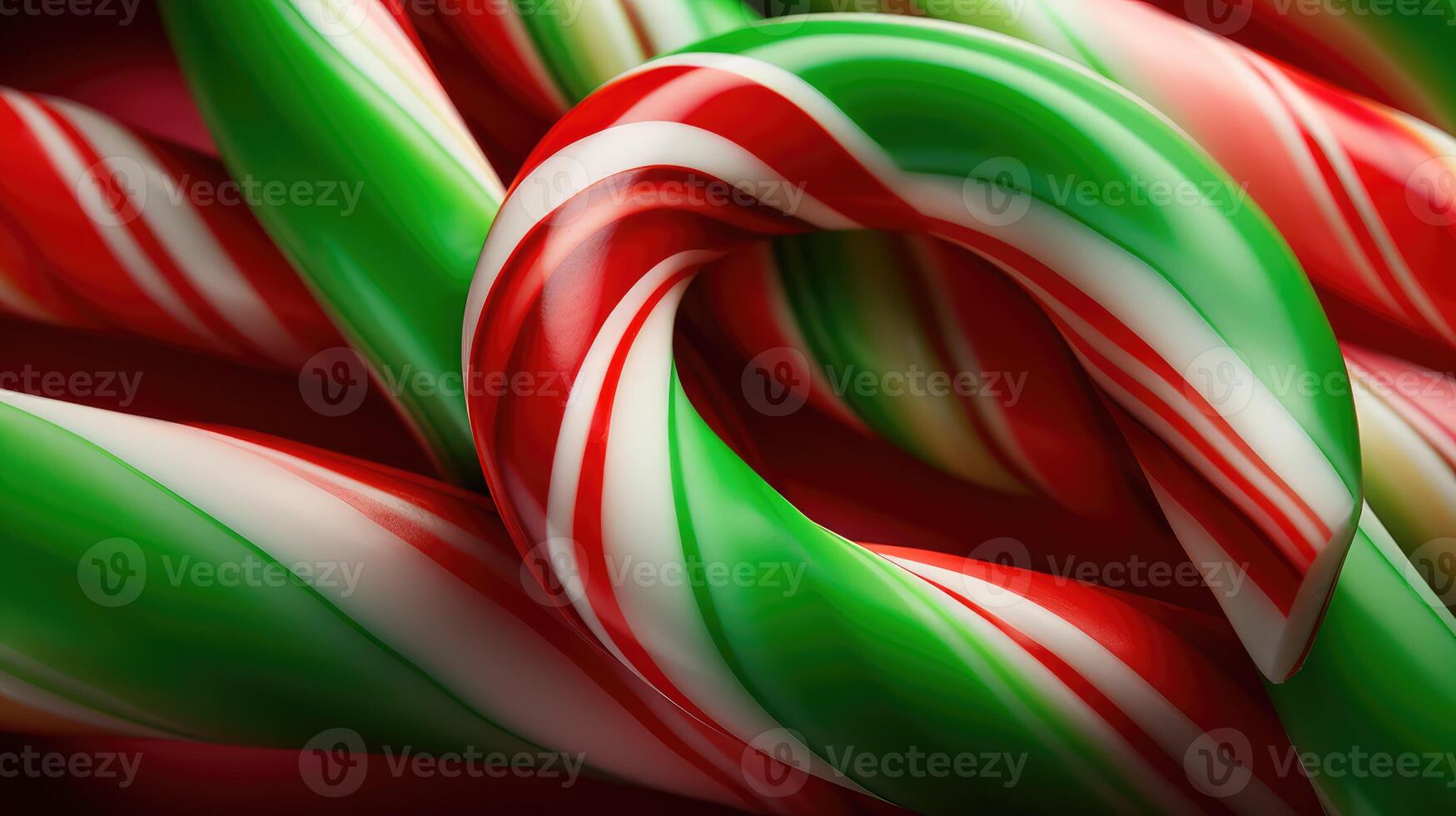 holiday red and green stripes photo