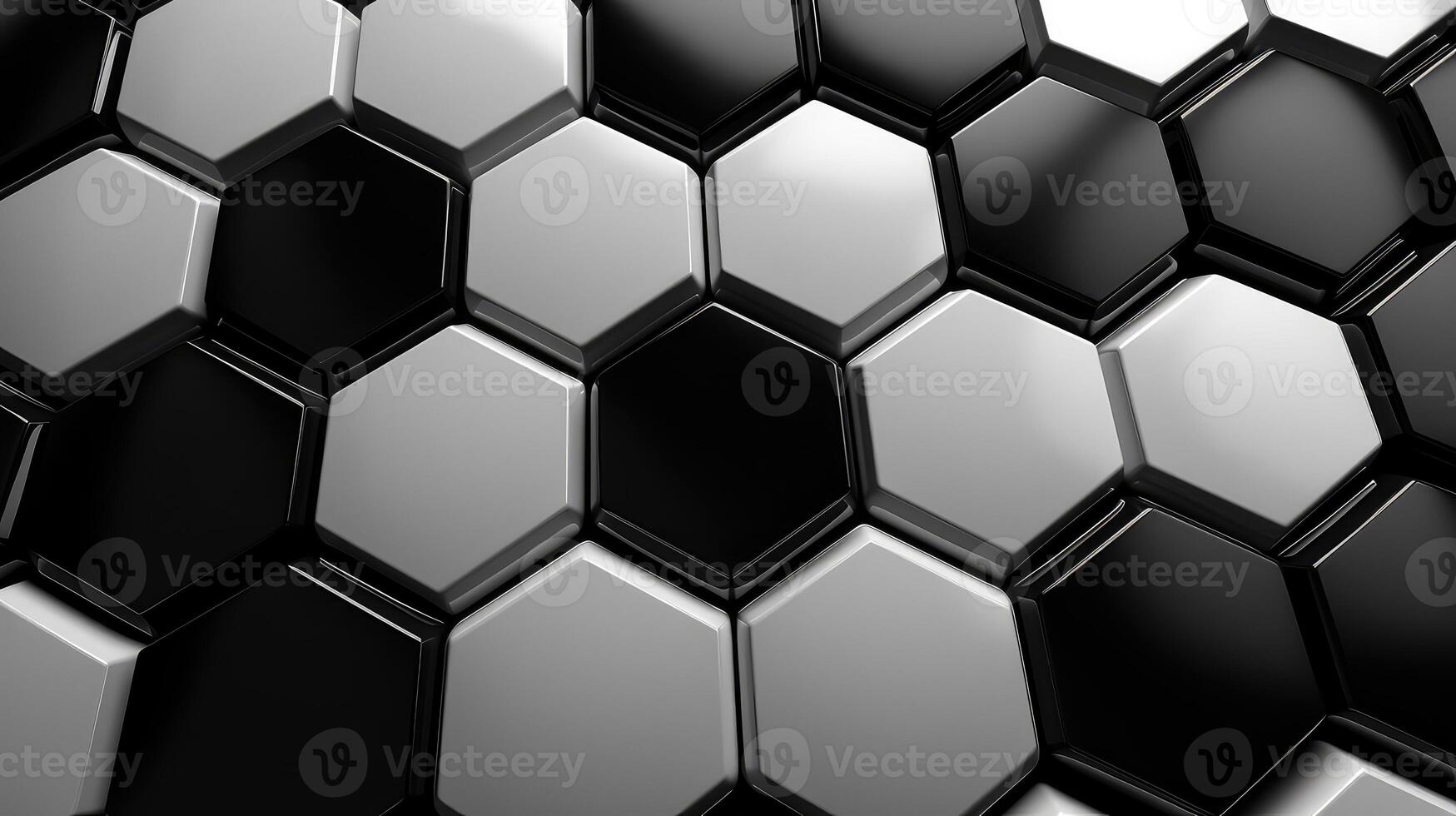 composition hexagon background black and white photo