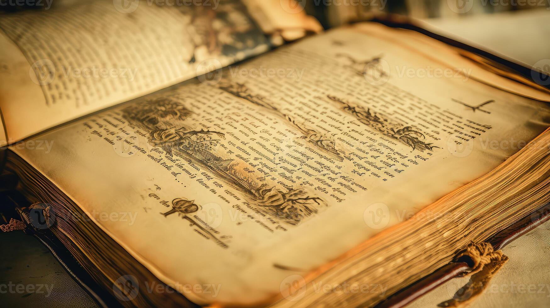 antique old book pages photo